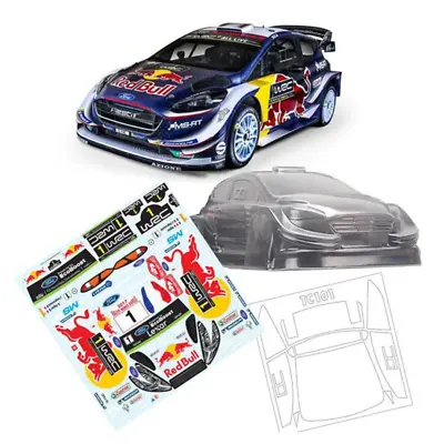 BodyWorx Ford Fiesta WRC RB Clear 1/10 Body Shell BWX-N116-1 • £49.51