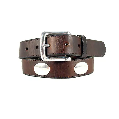 ANOTHER LINE Silver Mirror Concho Belt Women's 30(28 -32 ) - Made In USA • $39.99