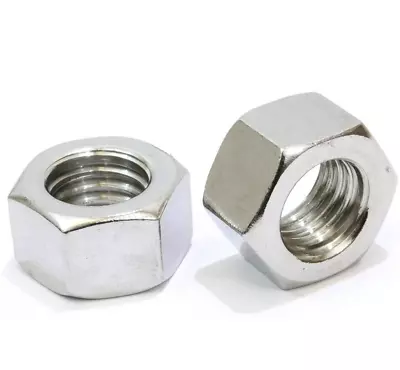 Hexagon Unf Steel Nuts Zinc Plated ( Bzp) 3/163/87/161/25/83/4 Grade 1 Unf • £3.19