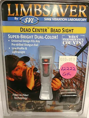LIMBSAVER Universal Dead-Center Bead Sight Fiber Optic Vent Rib Shotgun 12222G/R • $21