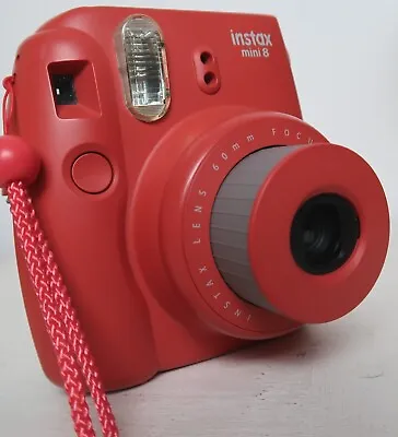 Fujifilm - Instax Mini 8 - Instant Film Camera - Red - 8 Film • £44.99