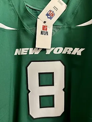 Aaron Rodgers New York Jets Green Nike F.u.s.e Vapor Elite Jersey Size 48 • $489.99