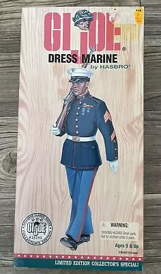 G.I. Joe Dress Marine African American 12  Figure 1996 Hasbro Vintage NIB #17778 • $32.99