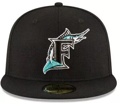 Men's New Era 9Fifty MLB Florida Marlins Side Patch OTC Snapback (60188165) - • $34.95