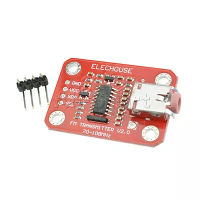 Digital FM Transmitter Module V2.0 FM Radio Module For Arduino Microphone Audio • £4.31