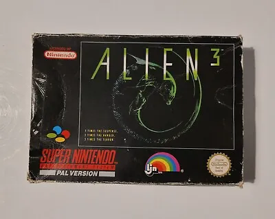 Alien 3 - Super Nintendo SNES Game - Boxed - PAL • £16
