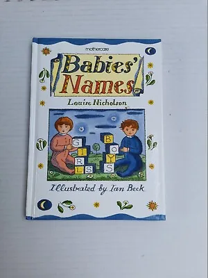 Mothercare Book Babie's Names Meaning List Girl Boy Choose Louise Nicholson • £8.99