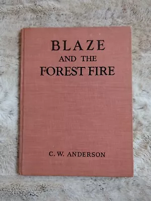 Rare Vintage Blaze And The Forest Fire By C.W. Anderson Hardcover Book 1945 • $14.99