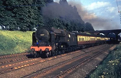 Colour Rail Slide BRM1551 LMS Royal Scot 46137 Brinklow Jun 53 • £1.15