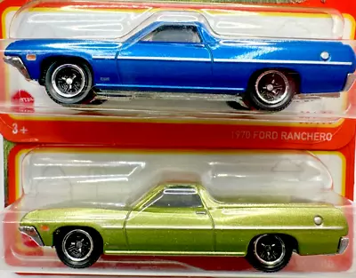 2023 & 2024 Matchbox Country Series 1970 Ford Torino Ranchero Green & Blue • $9.48