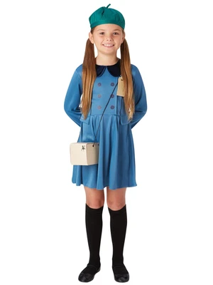 £14.99 • Buy WW2 School Girl Costume, One Size, Childrens Fancy Dress