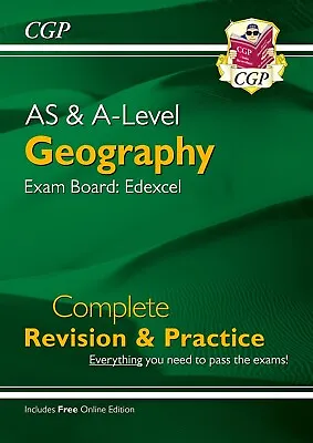 AS And A-Level Edexcel Geography: Complete Revision & Practice Cgp 2023 • £23.99