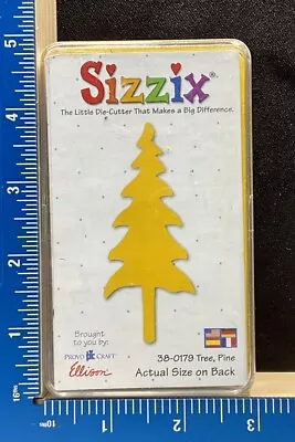 Sizzix Medium Yellow Die - Tree Pine 38-0179 Provo Craft Ellison • $6.99