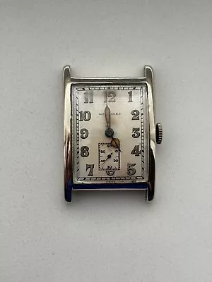 Vintage 1927 Longines 14k White Gold Manual Wind Watch. • $200