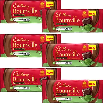 Cadbury Bournville Mint Crisp Dark Easter Chocolate Bar 100g Perfect Kids Gift • £14.99