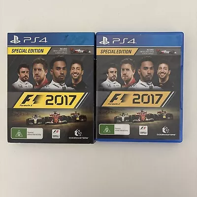 F1 2017 Formula 1 Special Edition PlayStation 4 - VGC - Free Postage • $19.95