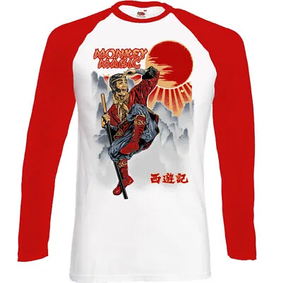 MONKEY MAGIC T-SHIRT Mens Retro Chinese Fantasy TV Show Martial Arts 70's 80's • $28.94