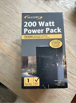 Malibu 200 Watt Low Voltage Transformer Power Pack For Outdoor Landscape Lights • $85