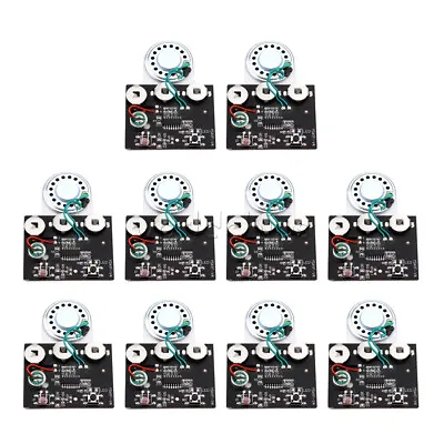 10PCS 30S Greeting Card DIY Recordable Voice Chip Music Box Sound Board New • $24.74