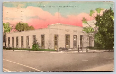 $3.50 • Buy Vintage Postcard NJ Ridgewood United States Post Office C1952 -6419