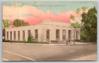 $3.50 • Buy Vintage Postcard NJ Ridgewood United States Post Office C1952 -6419