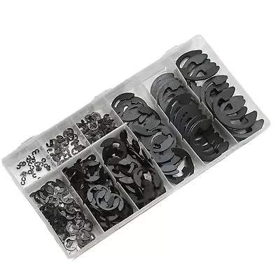 300pc E-Clip Assortment | Metric Black Oxide 1.5 - 22 Mm - Pro Range • $14.95