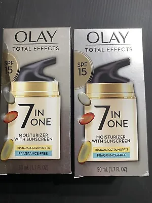 Olay Total Effects Plus SPF 15 Fragrance-Free 7in One Exp 2023 (5) • $13