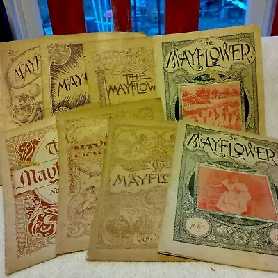 The Mayflower 1894-1896 8 Issues Floral Park NY Plants Health Food Soft Cover • $125