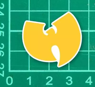 Wu-Tang Sticker Yellow Logo • £2.36