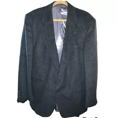 Men's ROBERTO VASALLI Gray Camel Hair Blazer Suit Jacket Size 44 • $39.99