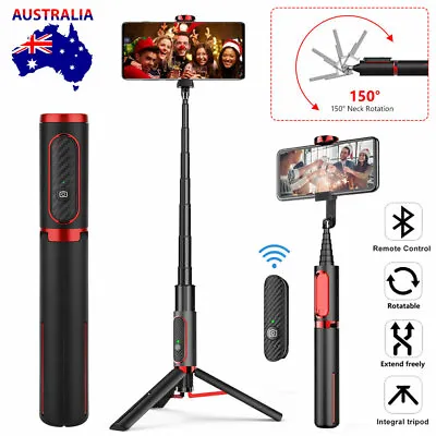 $31.95 • Buy Wireless Bluetooth Selfie Stick Tripod Mini Portable For Android IOS Smartphones