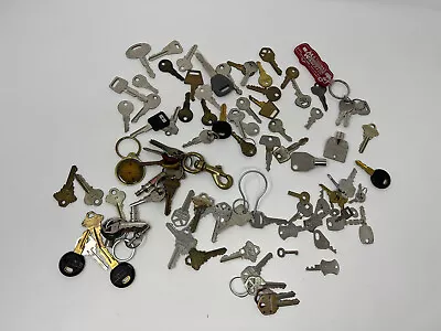 Lot Of Over 90 Vtg Keys. Auto House Lock Padlock Car Truck Luggage Camper 2lbs • $49