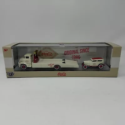 M2 Machines Haulers 1956 Ford COE & 1932 Ford Tudor Sedan CHASE NEW IN HAND • $120