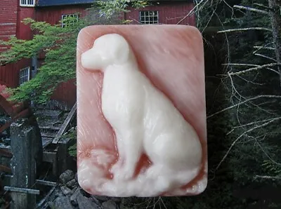 Soap. Sitting Dog. Scent Of Mulberry A Deep Rich Berryscent. Moisturizing Bar • $6.70