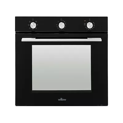 Willow WOF60BK 60cm 68L Fan Assisted Oven With 7 Oven Functions  - Black • £189