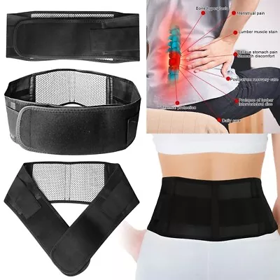 Self-Heating Waist Support Belt Magnetic Therapy Lumbar Back Brace For Men Women • $13.79