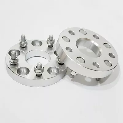 Upgraded 2pcs 25mm 5x120 Wheel Spacers Adapters 7/16  For Holden Commodore 63mm • $89