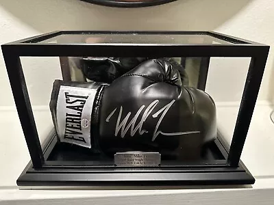 Mike Tyson Signed Everlast Boxing Glove W/ Case Psa Sticker Rt Hand Silver Ink • $284.95