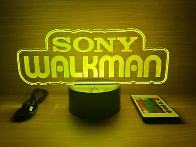 RGB Led Lamp Logo Sony Walkman Cassette Player WM EX TC DC Sports Aiwa • $63.57