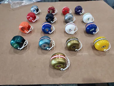 Lot 17 Vintage NFL Mini Gumball Helmets Including Budweiser • $19.59