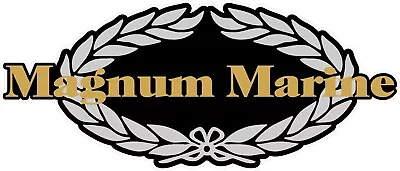 #5213 (1) 6  Magnum Marine Vintage Repro  Decal Sticker LAMINATED • $4.99