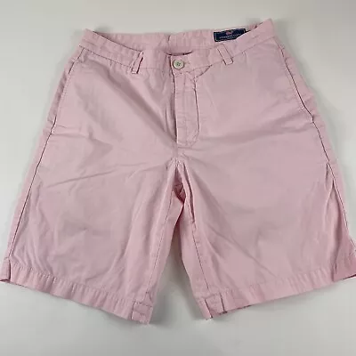 Vineyard Vines Mens Size 30 Pink Flat Front Chino Casual Summer Golf Shorts • $15