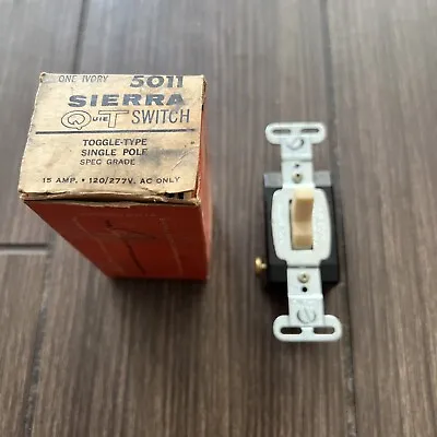 Sierra Electric Co Mercury Switch Quiet Toggle Single Pole 5011  1/1 On EBay • $39