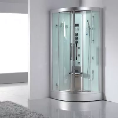 39 X39  Platinum Steam Shower With Bluetooth Aromatherapy And Chromatherapy • $2700