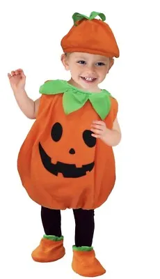 Baby Infant Halloween Pumpkin Costume Fancy Dress • £7.99