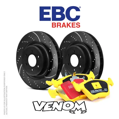 EBC Rear Brake Kit Discs & Pads For Honda Civic CRX 1.6 VTi VTec (EG2) 95-98 • $243.93