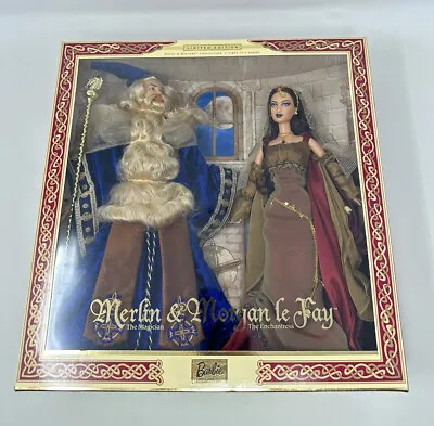 Barbie Merlin & Morgan Le Fay Limited Edition Ken & Barbie Mattel 28287 NRFB • $129.98
