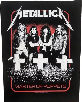 Metallica - Master Of Puppets Band  - 14  X 11  Printed Back Patch • $15.99