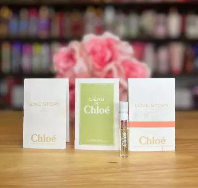 3 L'eau De Chloe Love Story Sensuelle Perfume Spray Carded Samples 0.04 Oz. Ea • $23.28