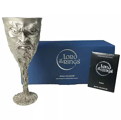 Lord Of The Rings Royal Selangor SARUMAN Pewter Goblet • £35